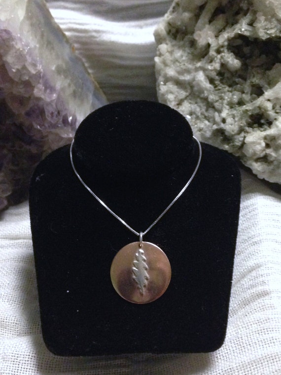 Grateful Dead lightning bolt small copper and by MaedayMetals