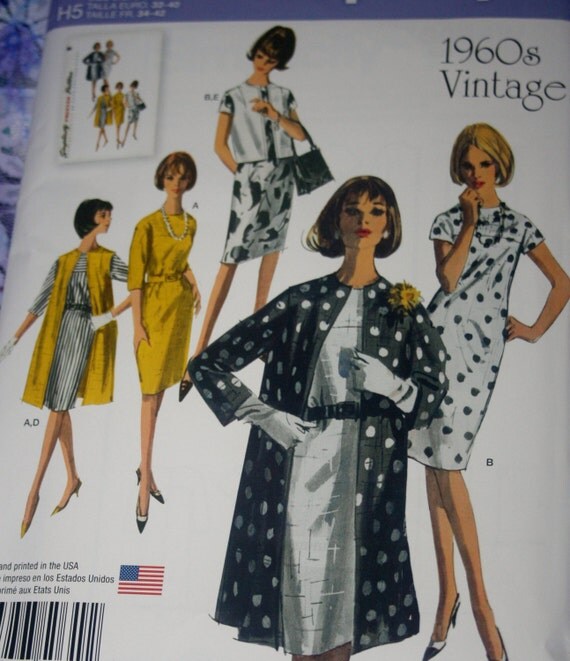 Vintage Pattern Reprint | items similar to retro dress and jacket pattern simplicity Vintage Pattern Reprint | items similar to retro dress and jacket pattern simplicity