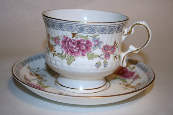 Items similar to Hitkari Potteries / Cup Saucer / Bone China / Made in ...