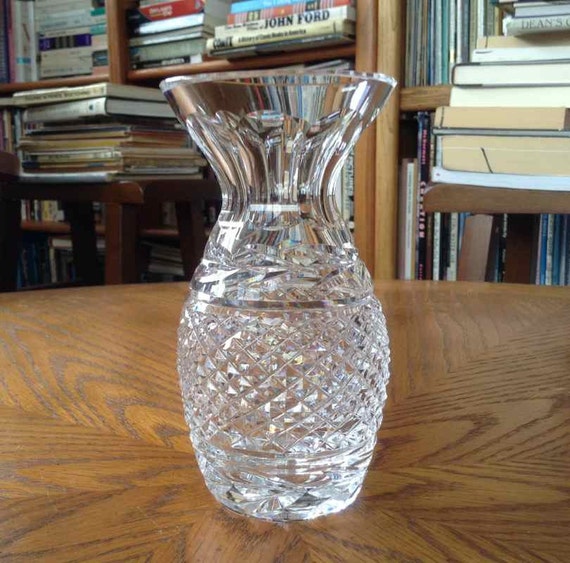 Vintage Waterford Crystal Vase Glandore Pattern Made in