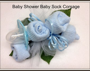Cowboy Baby Shower Corsage Ready To Ship