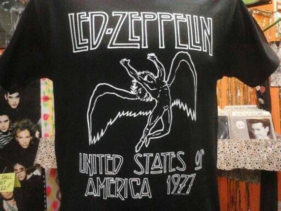 led zeppelin united states america 1977 t shirt