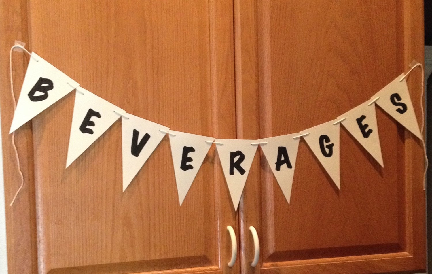 CUSTOM ORDER Beverages Banner by CarawayMarket on Etsy