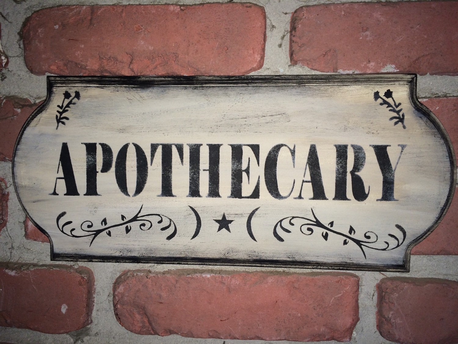 Apothecary Sign by EllentheGardenWitch on Etsy