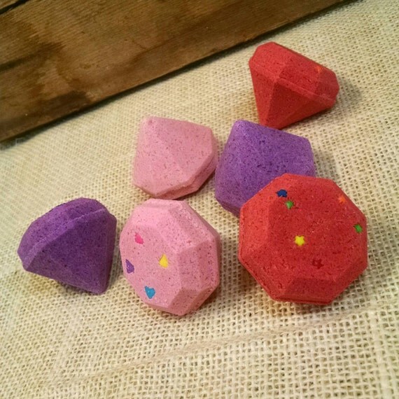 Royal Gems Bath Bomb Fizzies Perfect Gift 6 Pack