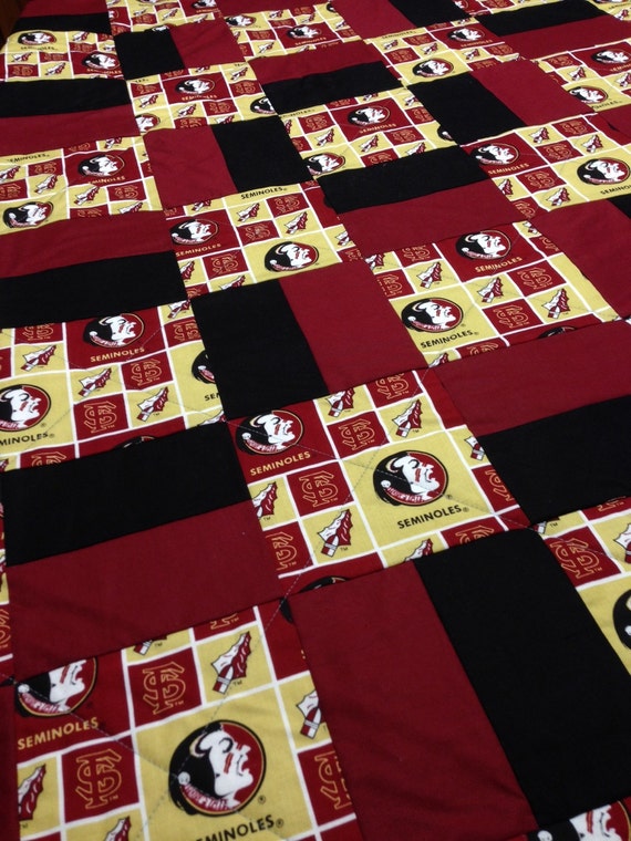 Florida State University Quilt by RosehillQuilting on Etsy