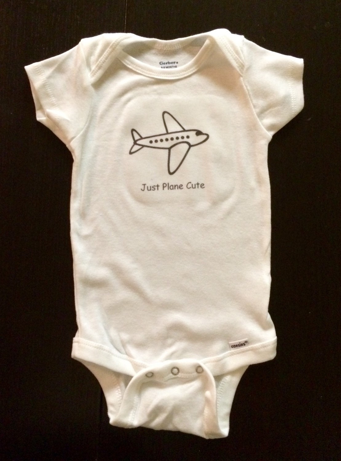 Airplane Onesie/TShirt Just Plane Cute