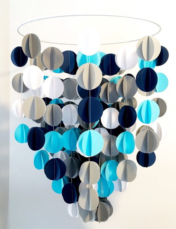 Baby Mobile Baby Crib Mobile Nursery Mobile Navy by merakiandco