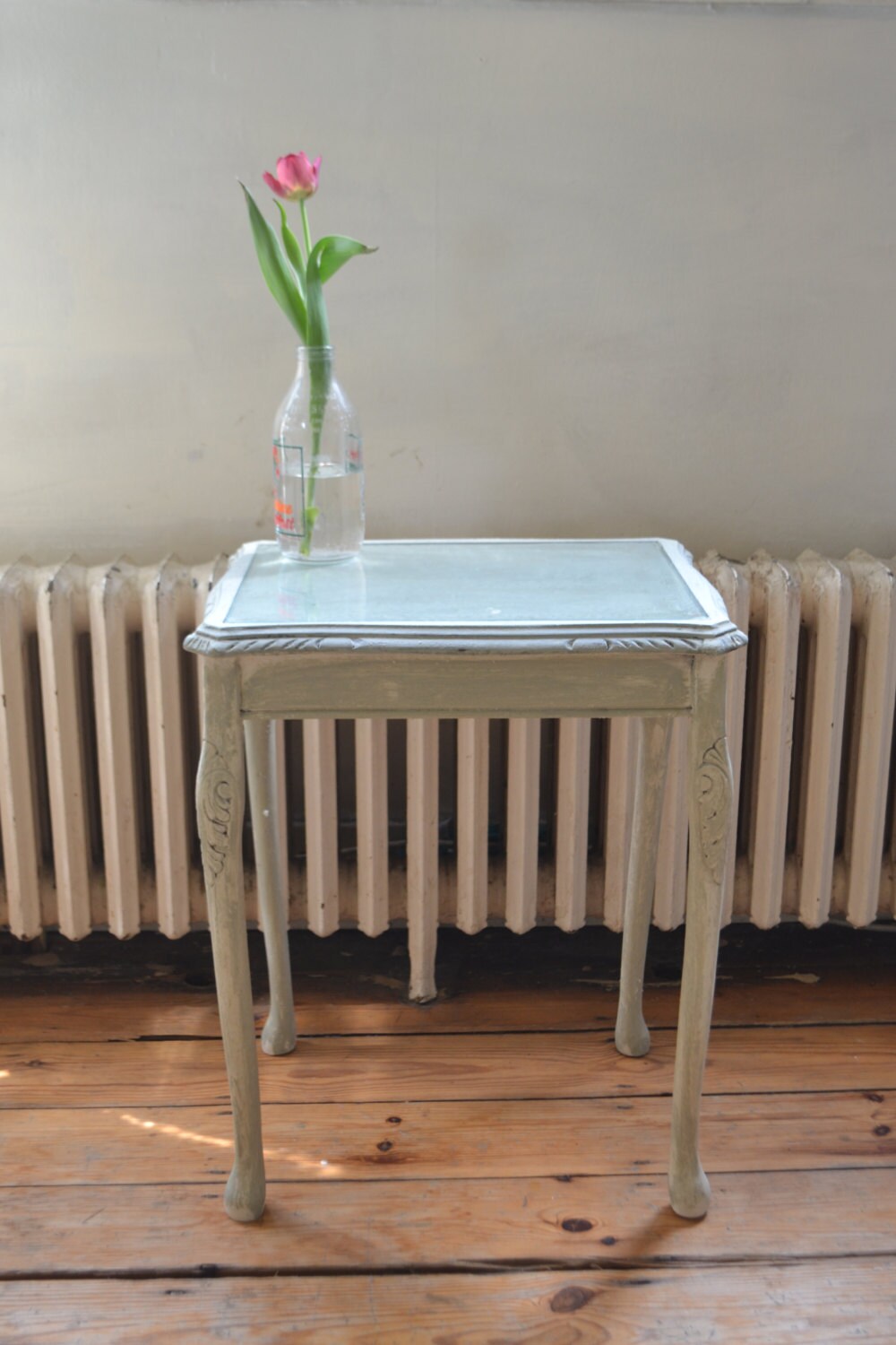 Bespoke Shabby Chic Side / Coffee Table Glass Top Haute Juice