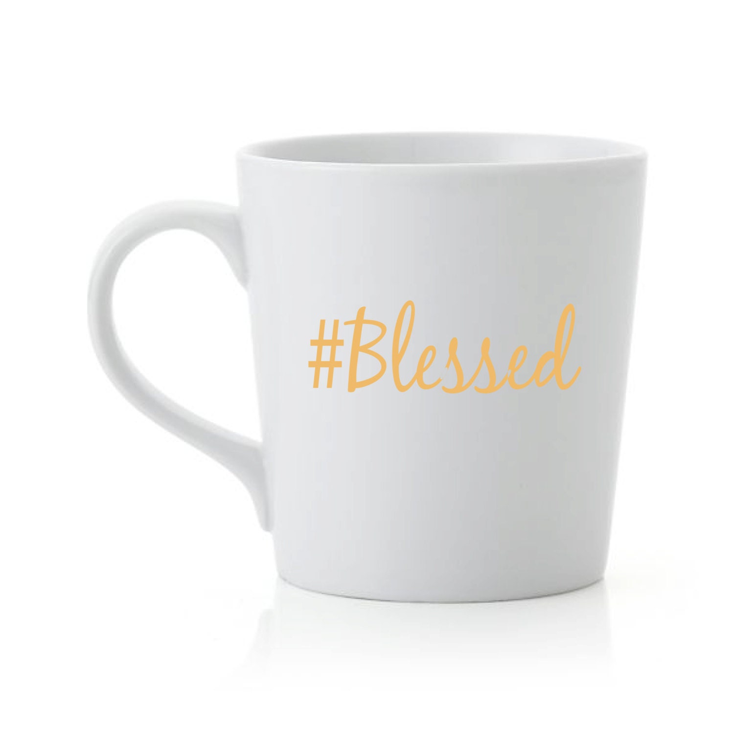 Blessed Mug Personalized Coffee Mug Ceramic by GoldDotDesign