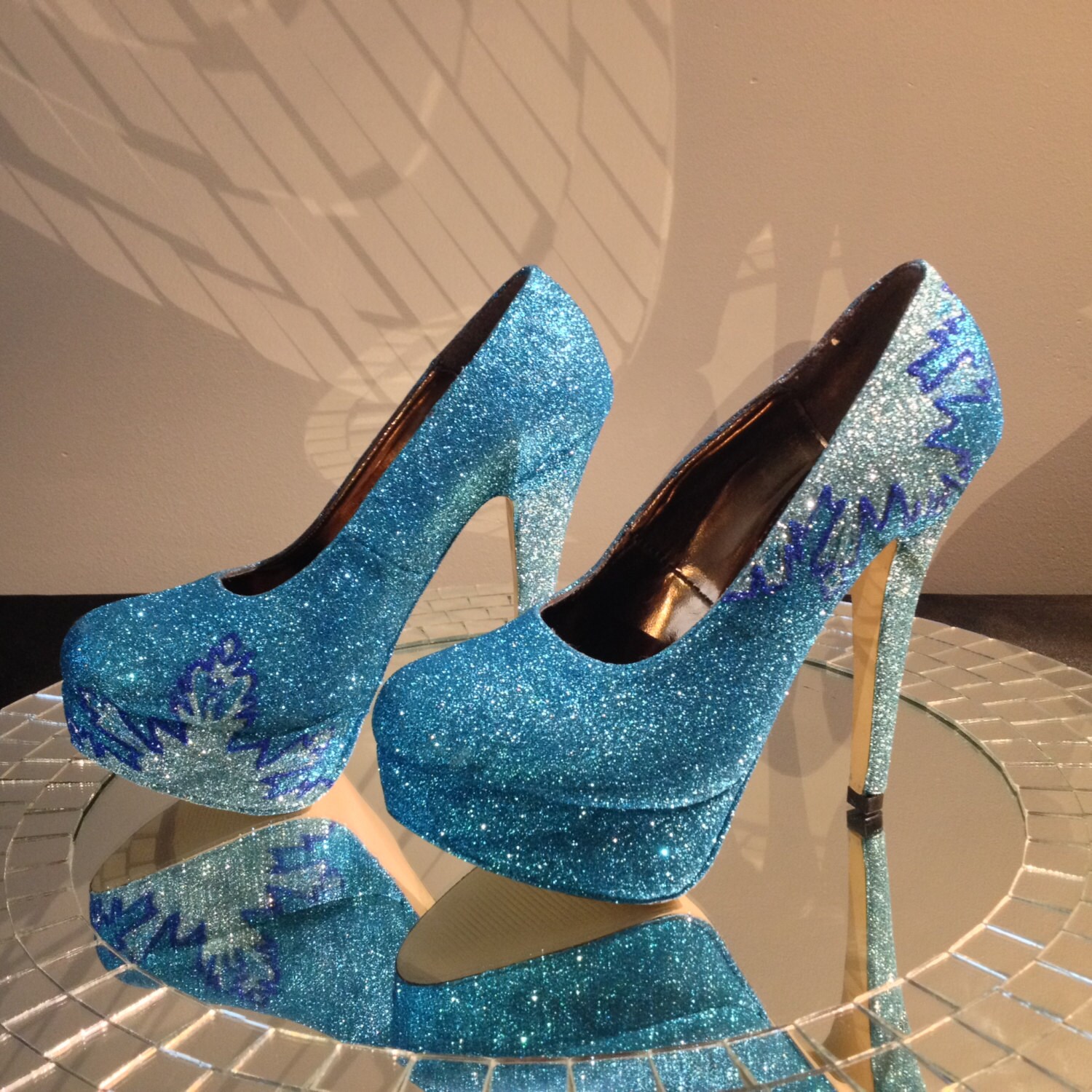  Frozen  Elsa inspired High  Heel  Shoes