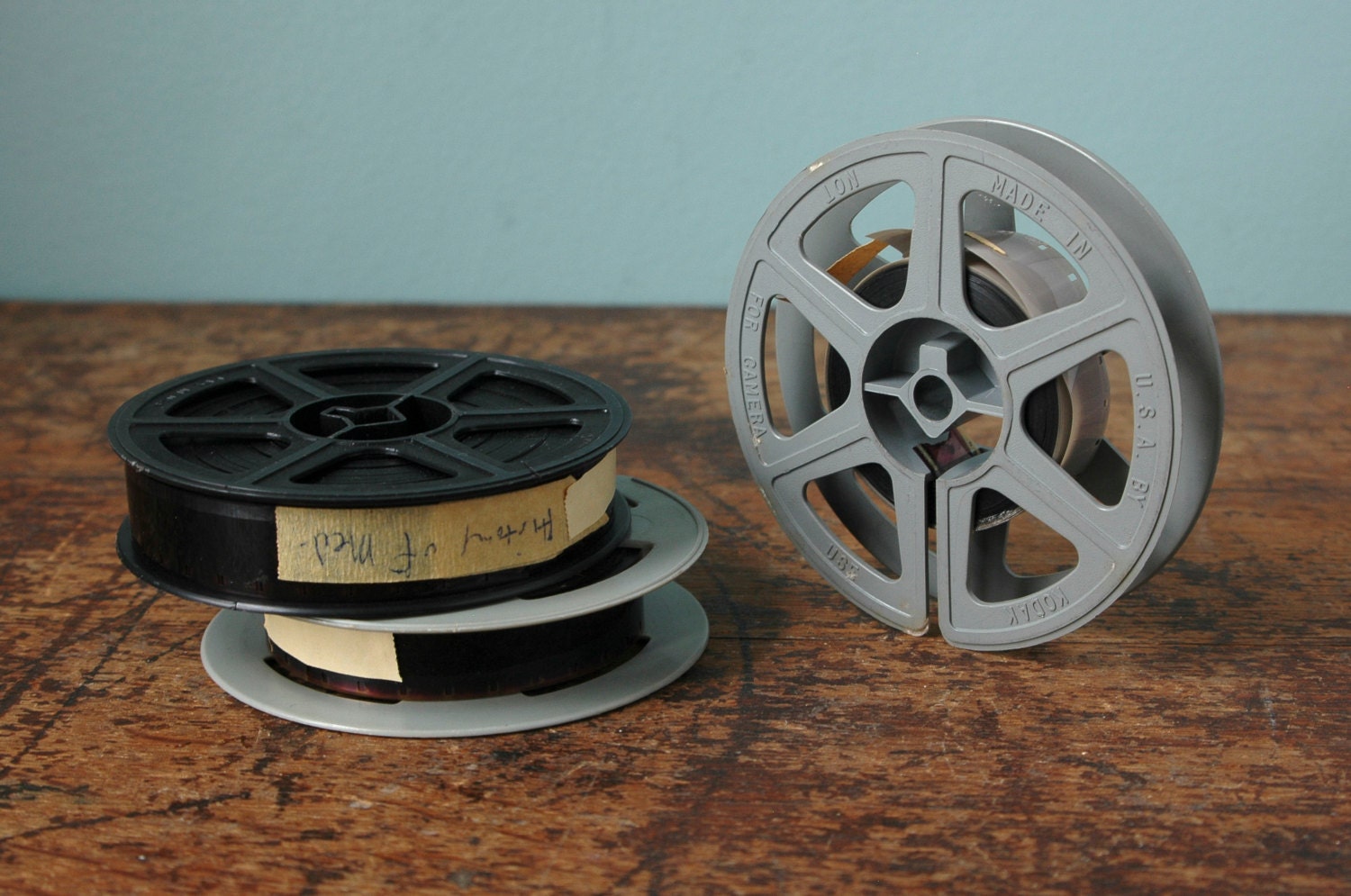 Three Vintage 16MM Film Reels Reel Plastic By VintageInquisitor