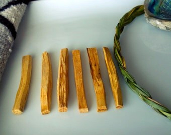 6 sticks Palo Santo Holy Wood Purify Incense smudge Holy stick