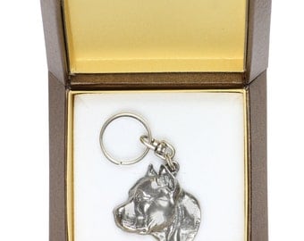 steiff dog keyring