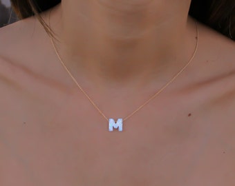 Opal Necklace Opal Letter Necklace Opal Gold Necklace Opal opal necklace opal letter necklace opal gold necklace opal