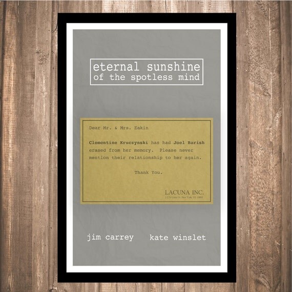 Eternal sunshine of the spotless mind essay