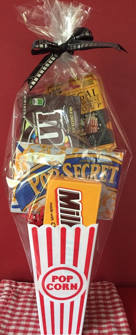 Movie Gift Basket with Regal Cinema Gift card by
