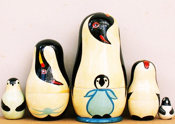 penguin russian dolls