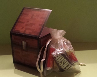 Items similar to 12 Treat Boxes Minecraft Birthday Party Favors Treat ...