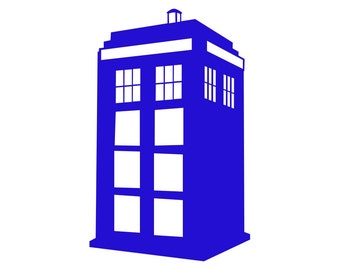 Weeping Angels and TARDIS by kathartist on Etsy