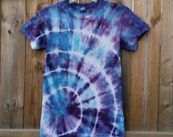Tie Dye Shirt Black and Purple Tie Dye Shirt by MessyMommasTieDyes