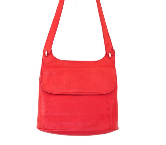 Red Rolfs Leather handbag  Shoulder bag 