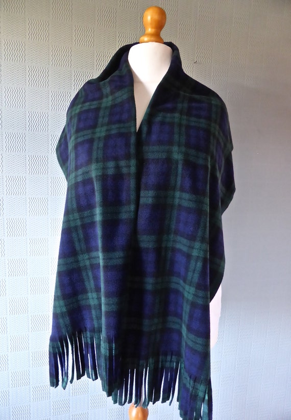 blue and green tartan scarf green plaid pashmina blanket blue and green tartan scarf green plaid pashmina blanket