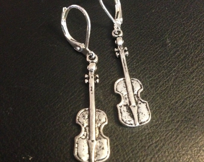 Violin Earrings