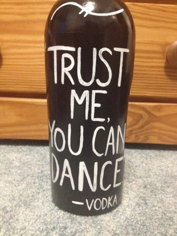 Items similar to Vodka Quote Bottle on Etsy
