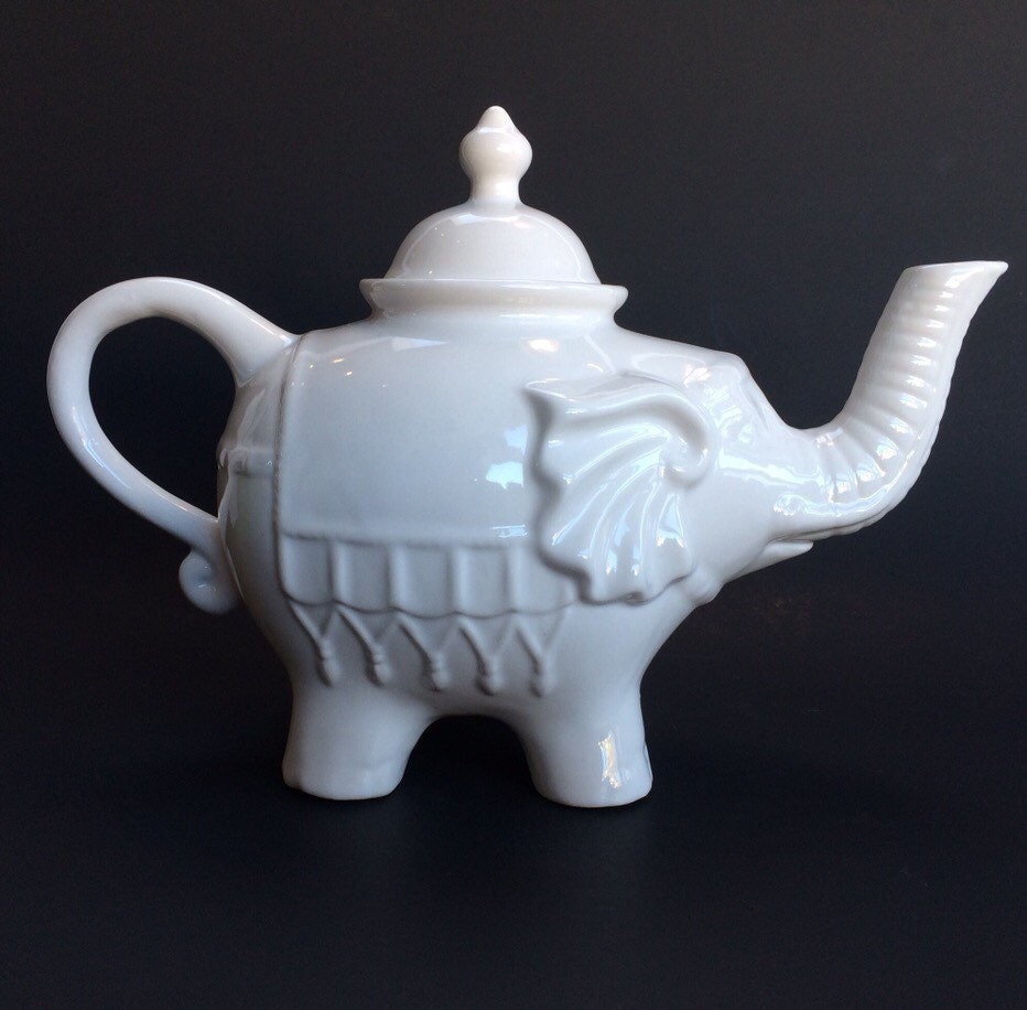 white elephant porcelain