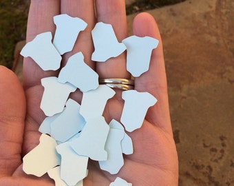 Choose Your Color* Onesie Confetti* Baby Shower Confetti* Onesie Diecuts* Table Scatter* Confetti* Baby Boy Shower Decorations*