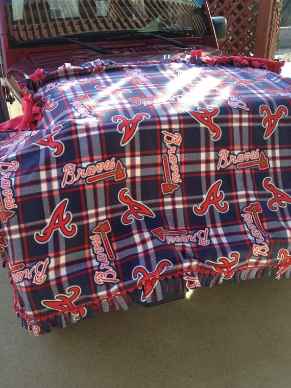 Atlanta Braves Fleece Blanket Adult Size by BlessedInTheCountry