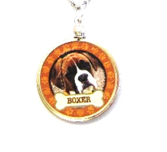 boxer dog necklace boxer dog jewelry gifts for by GlobalBrights