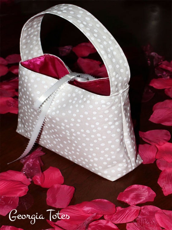 Flower Girl Purse Wedding Purse by GATotes on Etsy