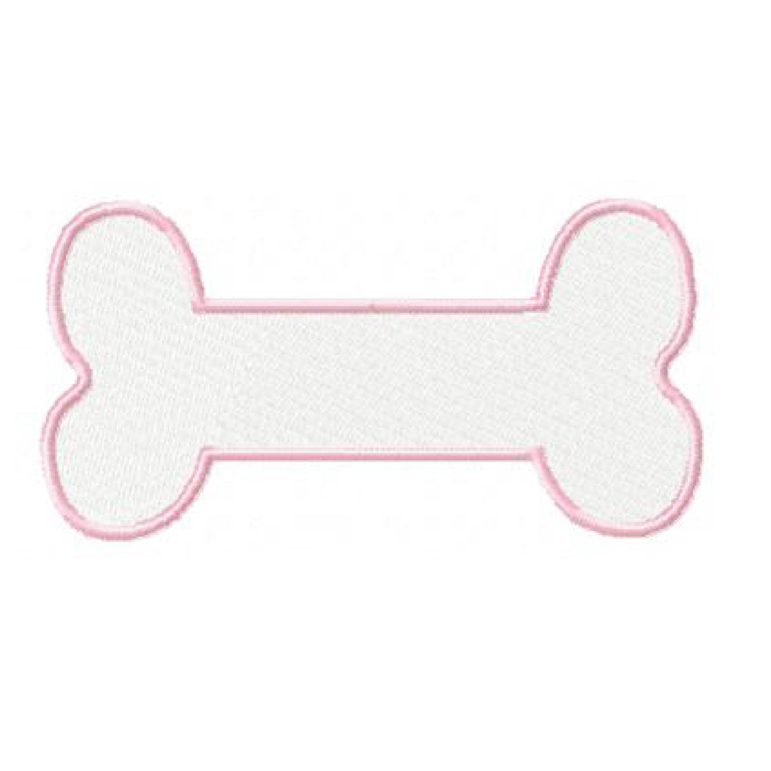 Dog Bone Embroidery Design dst exp hus jef pes sew vip