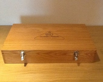 Oak presentation box