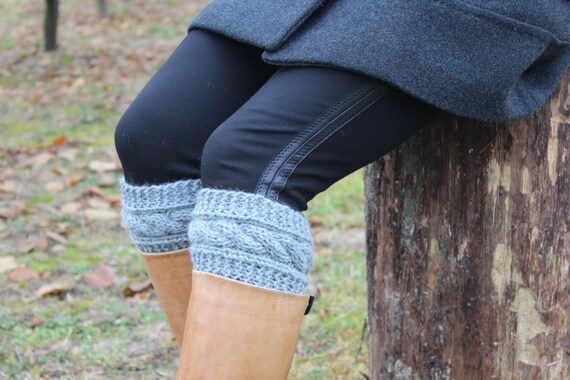 Guêtres Tricotées Femme - Fausse Fourrure, Style Rétro 80s - Pour Danse, Yoga, Hiver
