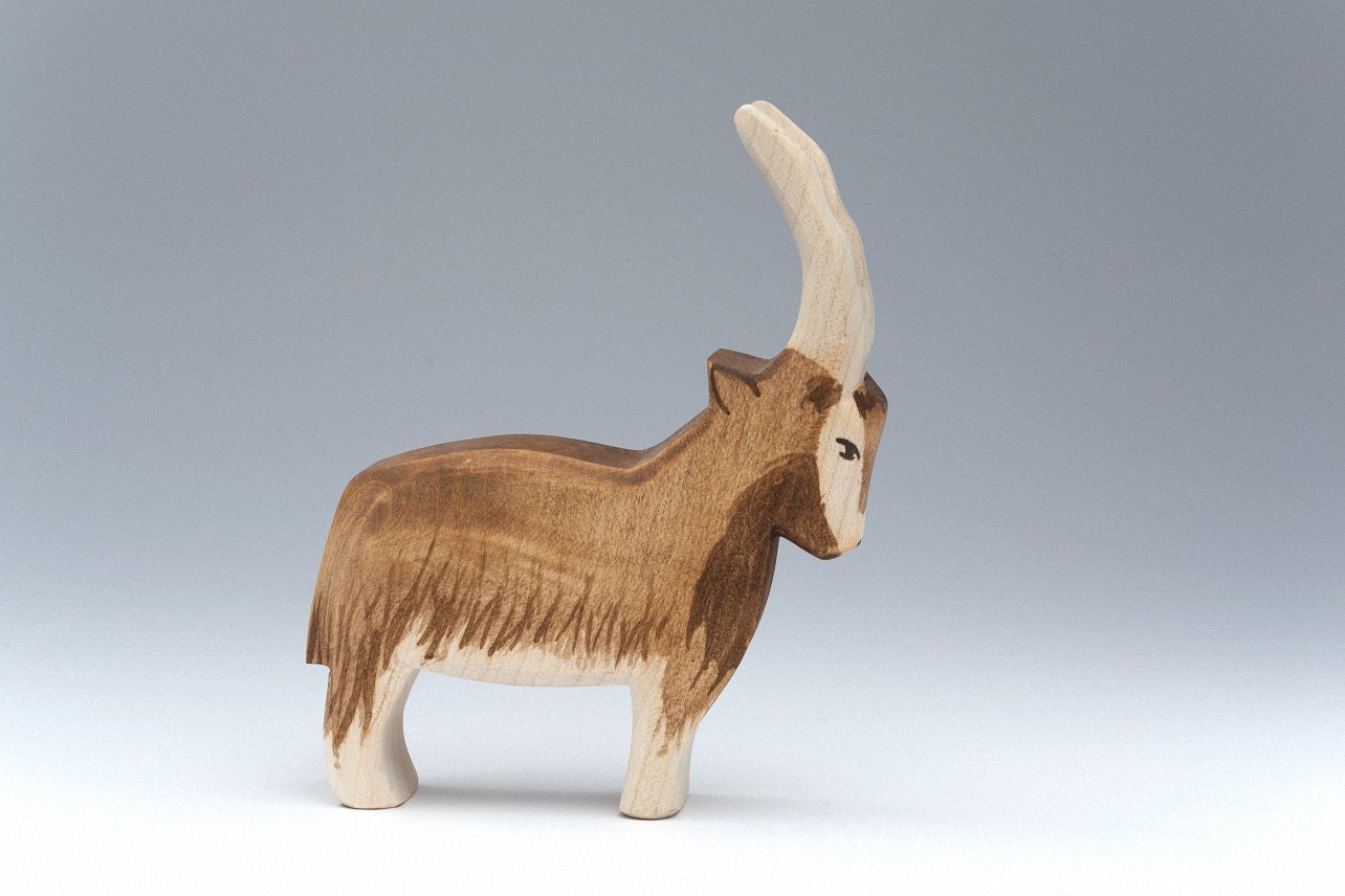 Goat Figurine Wooden Goat Useful Baby Gifts Wooden