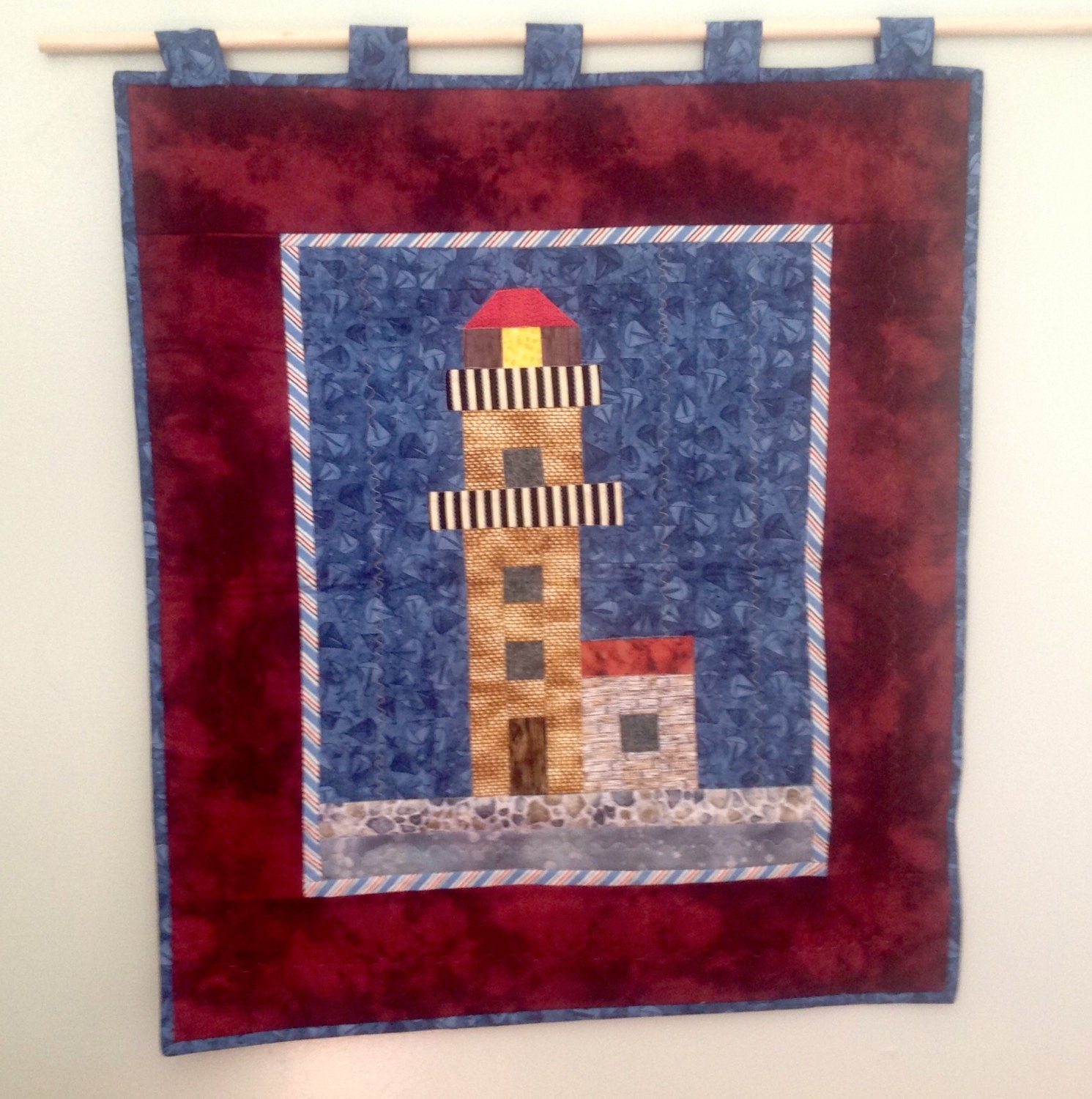 Quilted Lighthouse Wall Hanging