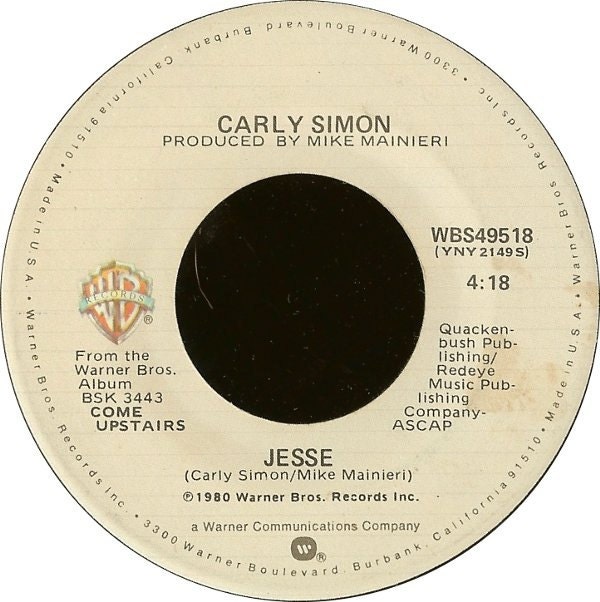 Carly Simon Jesse / Stardust Carly Simon Jesse / Stardust