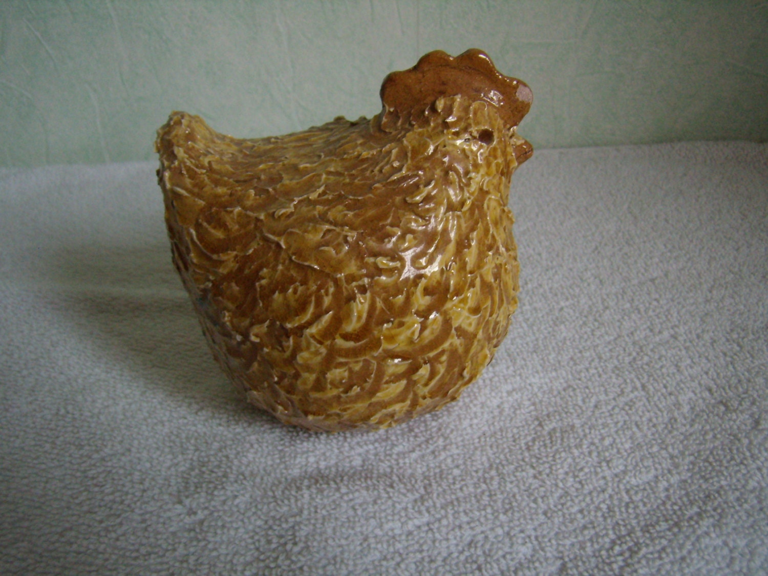 Sculpture en céramique Poule poterie dargile artisanat Sculpture en céramique Poule poterie dargile artisanat