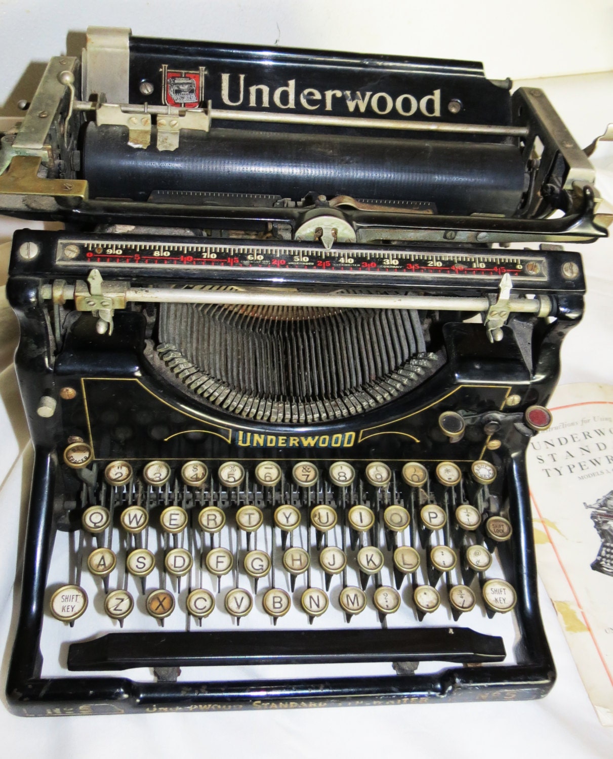 Antique Underwood Typewriter Home Decor Project Upcycle Supply Old ...