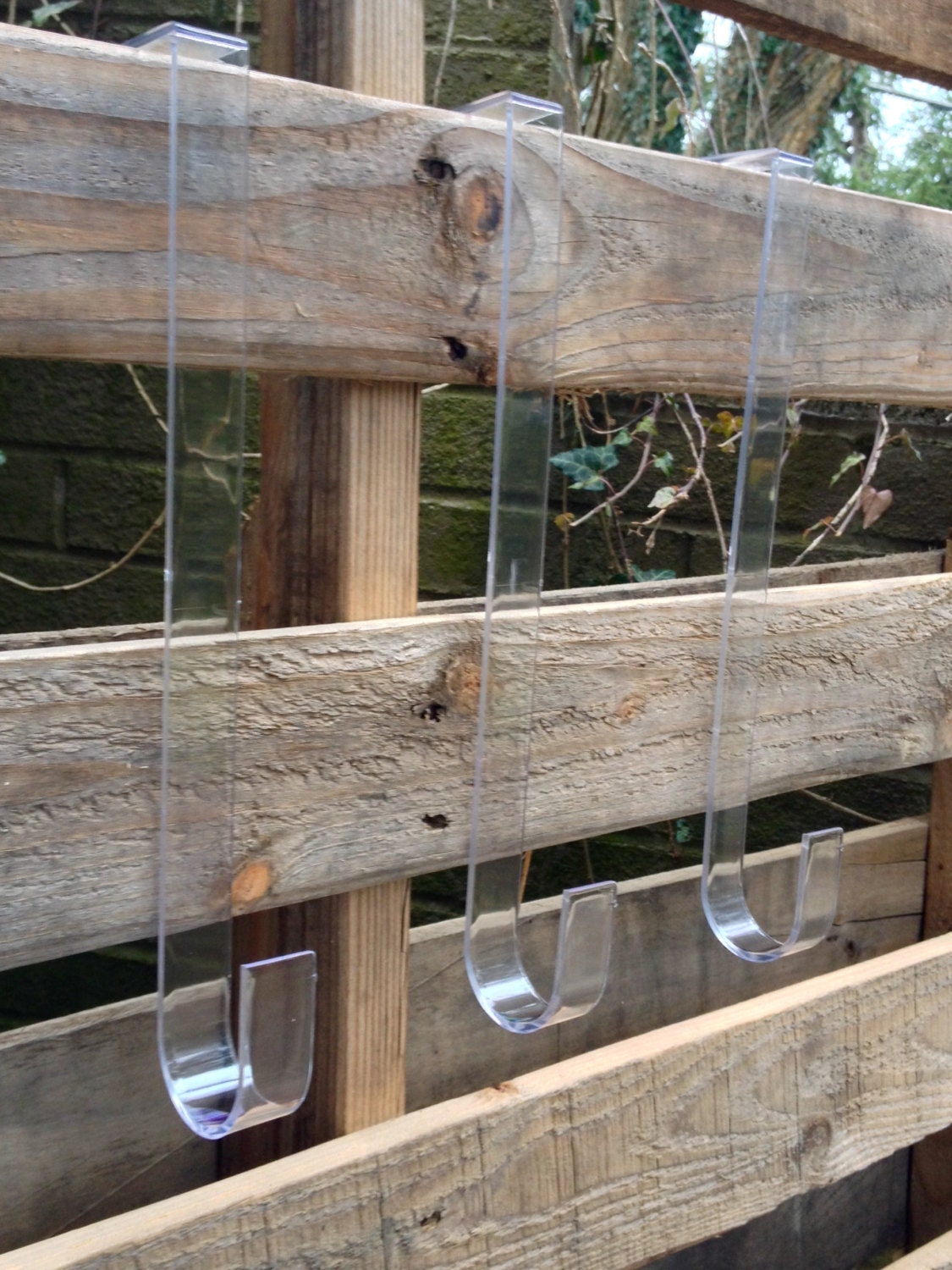 Clear Plastic 12 Inch Over the Door Wreath Hanger