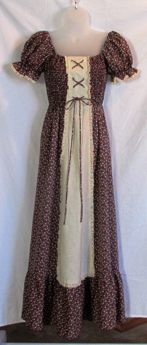 Vintage Peasant Dress 96