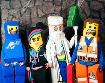 LEGO Movie Costume: Wyldstyle -- Lucy (Head, torso, foam legs)