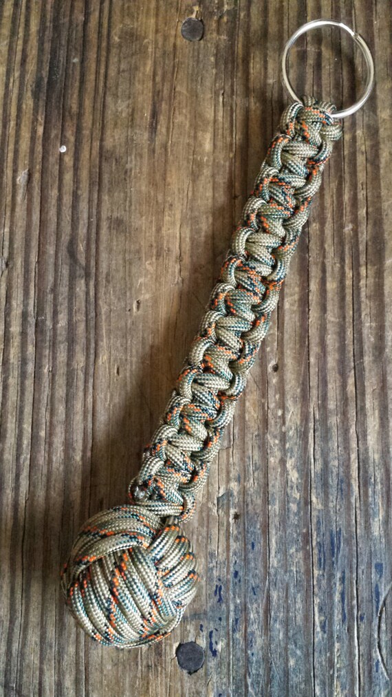 Snake Camo Paracord Monkey Fist Paracord by TrinityParacord