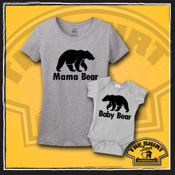 Mama Bear Baby Bear T Shirt Shirt Tee Set New by TheShirtDen