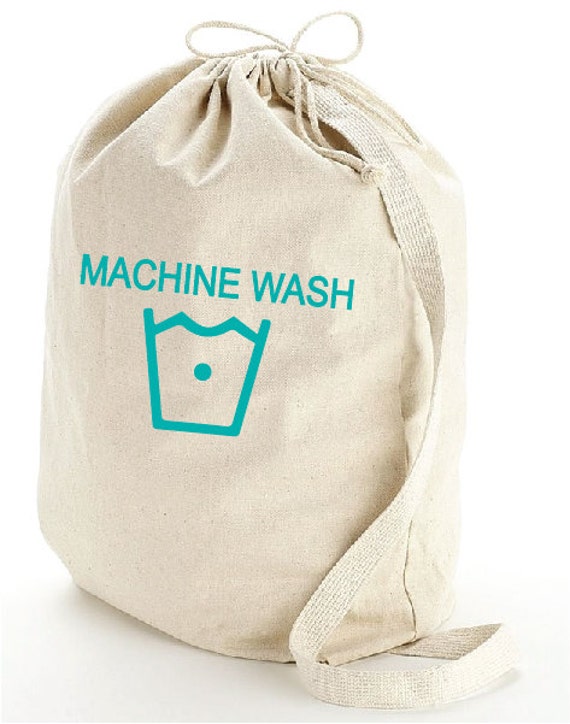 The Machine Wash Laundry Bag Hand printed Laundry Bag