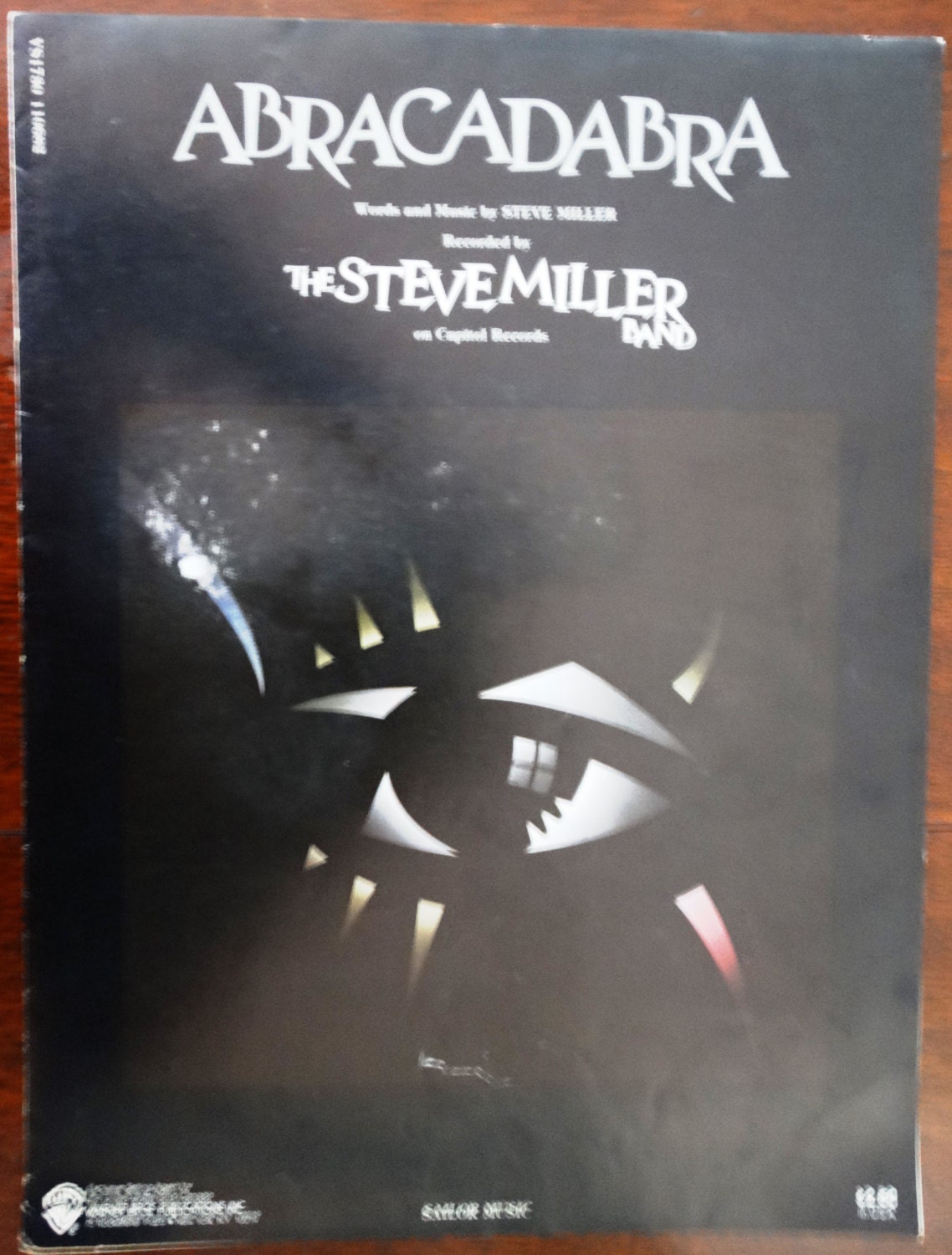 Abracadabra The Steve Miller Band vintage sheet music with