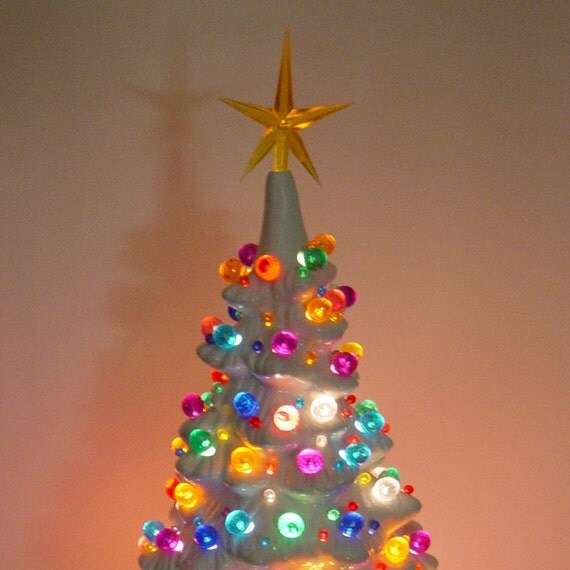 8 color choice 1 star large or medium modern ceramic plastic pegs for ceramic christmas tree
